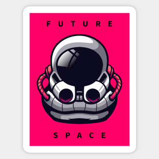 Future space astronaut design Sticker